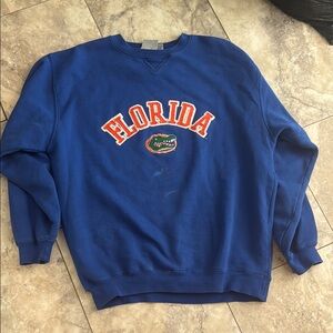 🔥Blue Crewneck Sweater University of Florida Gators UF